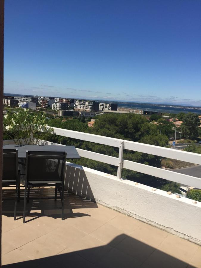 Face A La Mer Avec Piscine A 塞特港 外观 照片